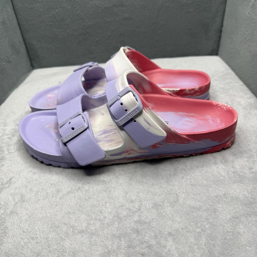 Birkenstock Arizona EVA Sandals Women 10 Men 8 EU 41 Lavender Pink Multicolor